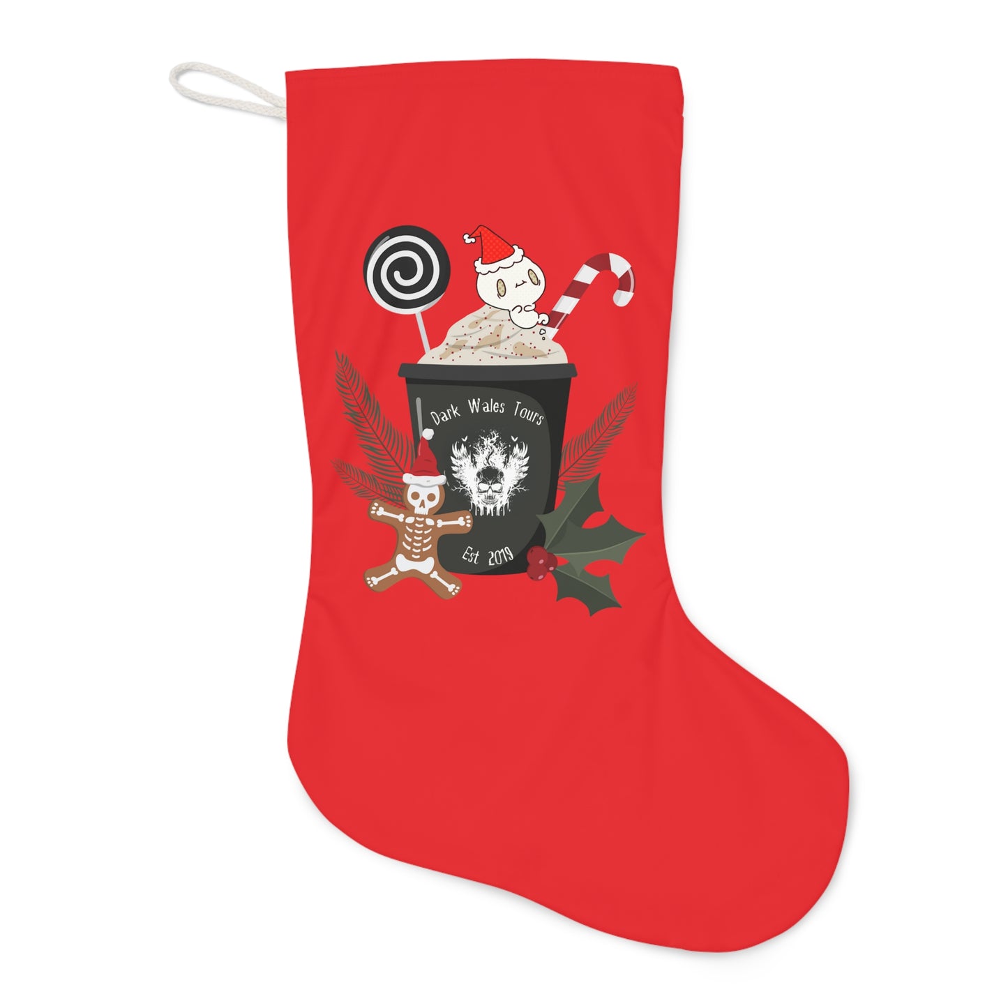 Dark Wales Christmas Spooky Latte Stocking