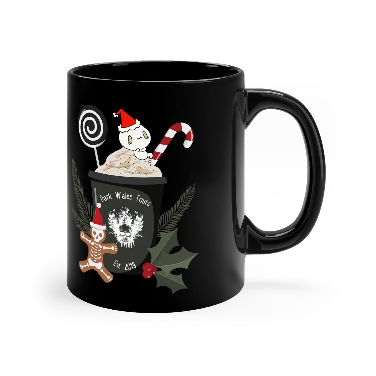 Dark Wales Christmas Mug