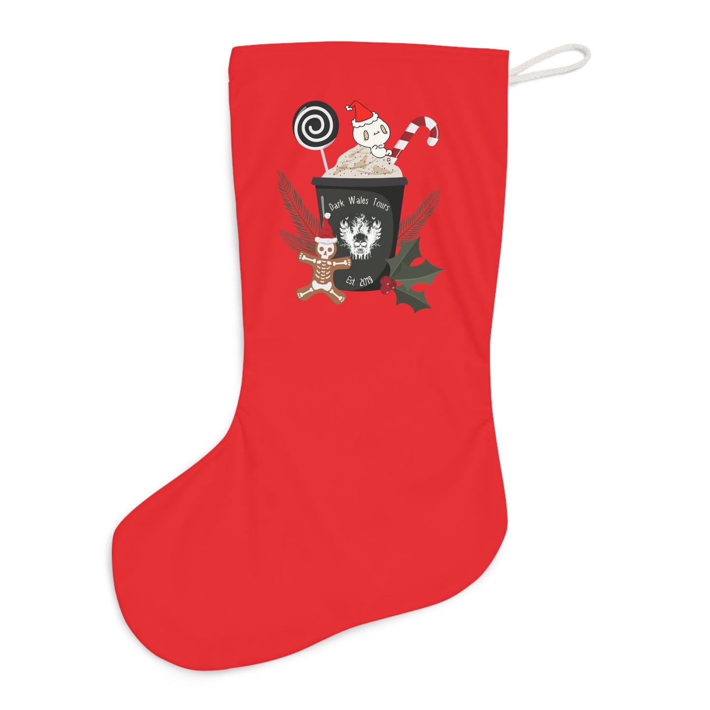 Dark Wales Christmas Spooky Latte Stocking