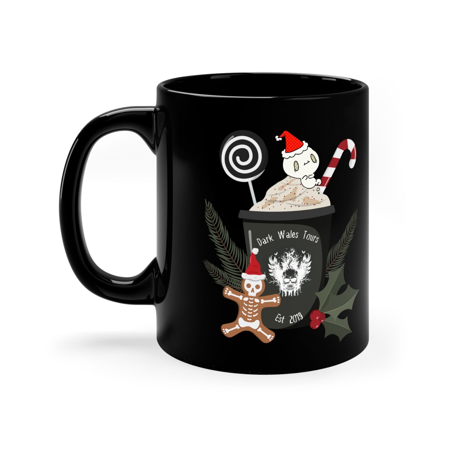 Dark Wales Christmas Mug