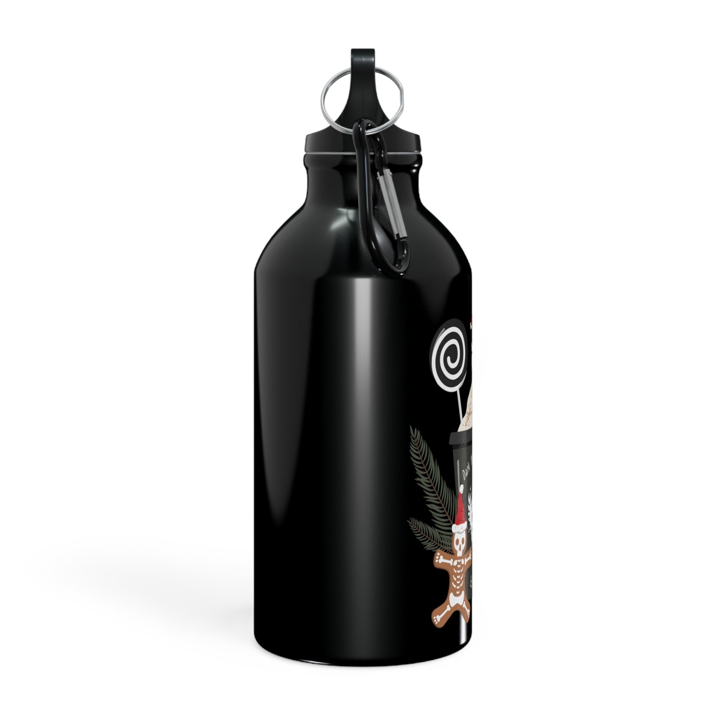 Dark Wales Christmas Sports Bottle